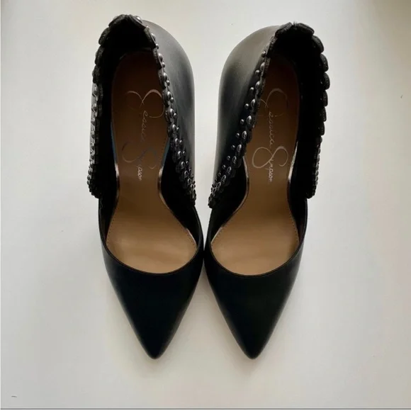 NWOT Jessica Simpson Paulene Black Pumps. Sz: 8 - Picture 5 of 9